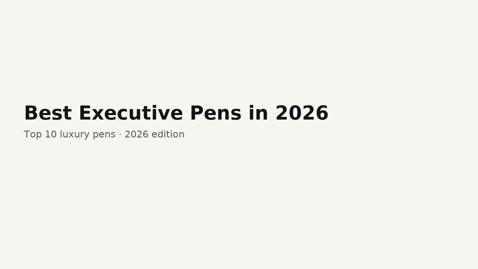 Executive signing a contract with a fountain pen